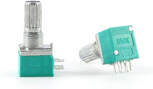 10 قطعة RK097G B10K الجهد المزدوج مكبر للصوت 10K مختومة الجهد 15 مللي متر 6Pin in Saudi Arabia