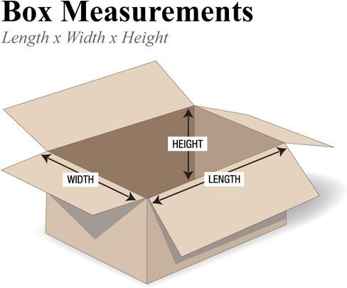 صناديق مموجة مقاس 7x4x4 من PARTNERS BRAND، صغيرة، 7 طول × 4 عرض × 4 ارتفاع، عبوة من 25 قطعة | الشحن، التعبئة والتغليف، النقل، صندوق تخزين للمنزل أو العمل، صناديق بالجملة قوية in Kuwait