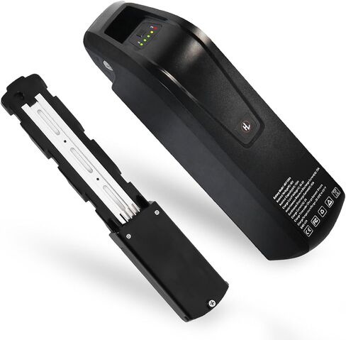 UAZ 36V 48V 52V Ebike Battery 4 Pin 10.4AH 15.6AH 20AH with Safe Lock, LED Indicator Light, USB Port, for 250-1500W E-Bike, Scooter, Electric Bicycle (36V15.6AH-4PIN) in Saudi Arabia