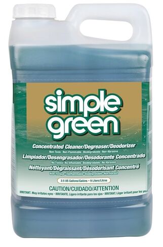 Simple Green 2710000213225 Concentrate Non-Toxic Degreaser and Cleaner Formula, 2.5 gal Bottles (Pack of 2) in Saudi Arabia
