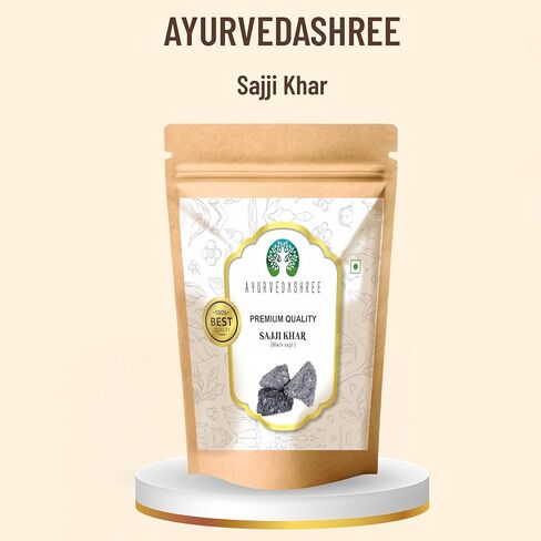 AYURVEDASHREE Sajii Khar 50 gm | Chot Sajji | Chob Sajji | Sodium Bi Carbonate | Sajji Kali | Black Sajji | Swarjika Kshara | Sajjika Kshar | Sarjika Kshar | Seidlitzia stocksii, 100% Natural in Saudi Arabia