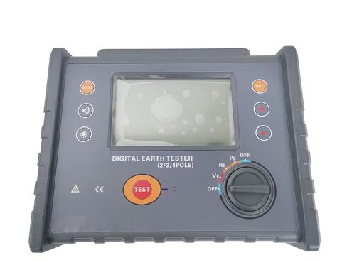 Digital Ground Resistivity Tester Instrument Soil Resistivity Tester Meter With Grounding Resistance 0.00Ω to 30.00kΩ Soil Resistivity 0.00Ωm～9999kΩm Two Three Four Wire Method 128Hz Frequency in Saudi Arabia