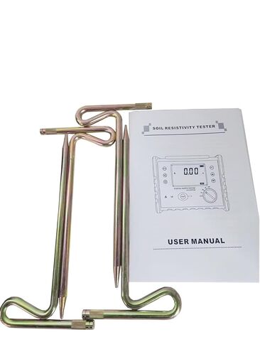 Digital Ground Resistivity Tester Instrument Soil Resistivity Tester Meter With Grounding Resistance 0.00Ω to 30.00kΩ Soil Resistivity 0.00Ωm～9999kΩm Two Three Four Wire Method 128Hz Frequency in Saudi Arabia