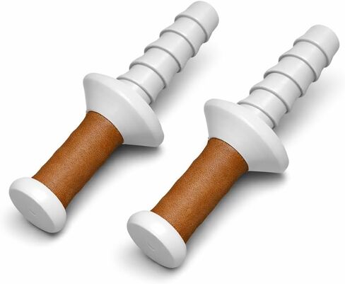 Foam Pool Noodle Sword Handle,- 2-Pack- Ideal for Pools, Backyard, Summer, Cosplay, LARP Outdoors Play (Gray and Brown) in Saudi Arabia