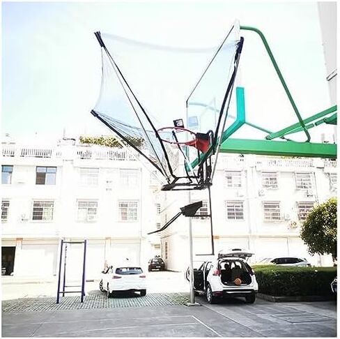 Basketball Shot Returner,Metal Basketball Return System, Shooting Basketball Rebounder Device, Portable Easy Fold Hanging Basketball Return Attachment in Saudi Arabia