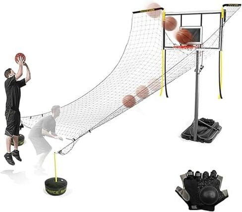 Portable Basketball Return Attachment - Automatic Shot Returner & Rebounder for Indoor/Outdoor Training, Perfect Basketball Training Aid for All Skill Levels in Saudi Arabia