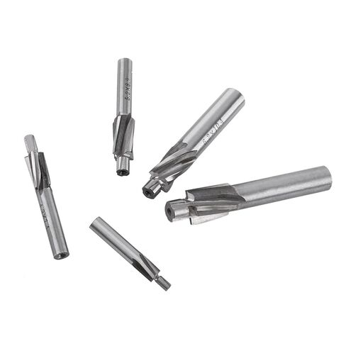 5pcs Countersink End Mill Cutter Slot Drill Bits Tool HSSAL for High Hardness Materials in Saudi Arabia