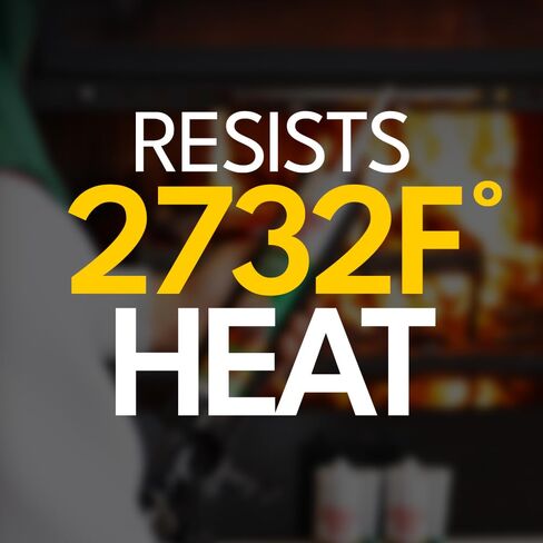 Furnace Cement - High Heat Fire Resistant Mortar, Black Fireplace Cement (2732°F), Heat Resistant Sealant for Fireplaces, Ovens, Stoves, Chimneys, Grills & Flues - 10.5 fl.oz in Kuwait