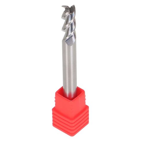findmall 1/4 Inch Helix Carbide End Mill 3 Flute 5/8 Inch Length of Cut Fit for Aluminum Cut Non-Ferrous Metal Upcut CNC Spiral Router Bit in Saudi Arabia