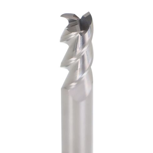 findmall 1/4 Inch Helix Carbide End Mill 3 Flute 5/8 Inch Length of Cut Fit for Aluminum Cut Non-Ferrous Metal Upcut CNC Spiral Router Bit in Saudi Arabia