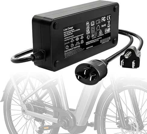 42V 2A Fast Battery Smart Charger for Bosch Electric Ebike 36V Lithium Battery, Compatible with Bosch Electric Bike Performance Line, Active Line & CX Models, Compact Design, SGS Certified in Kuwait