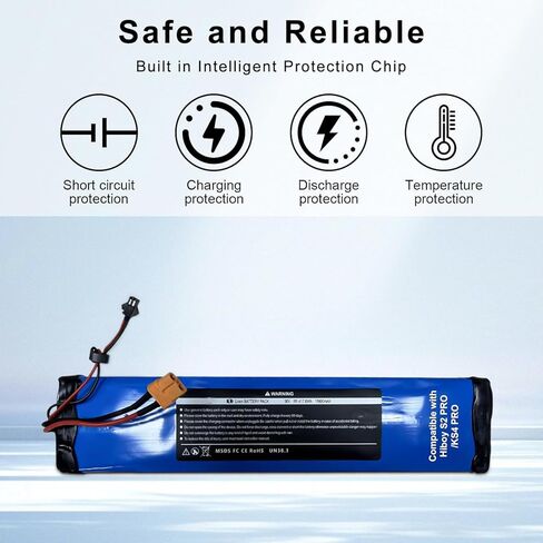 بطارية قابلة للشحن 36 فولت 11600 مللي أمبير في الساعة لهيبوي S2 PRO وKS4 PRO ذات سعة عالية، مع فتحات لولبية، تدوم طويلاً in Kuwait