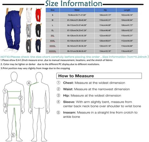 Cargo Sweatpants for Men Plus Size Drawstring Waist Joggers Baggy Open Bottom Athletic Workout Pants with Pockets in Saudi Arabia