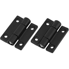 Random Stop Positioning Adjustable Torque Damping Flat Open Hinge Cabinet Hinges Hardware 4Pcs(Black) in Kuwait