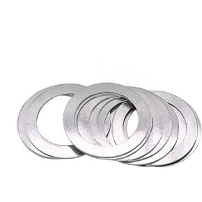 100P,M5 M6 DIN988 304 Stainless Steel Ultra Thin Flat Washer Adjusting Ultrathin Shim Plain Gasket Thick，Good wear Resistance(5 * 8 * 0.5mm 100pcs) in Kuwait