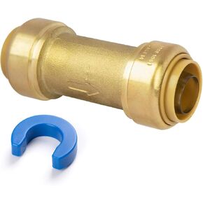 صمام فحص 1/2 بوصة، ضغط لتوصيل تركيبات السباكة النحاسية للنحاس، CPVC، أنابيب PEX، مع تقوية مطورة، مشبك فصل متضمن، معتمد من NSF وUPC in Kuwait