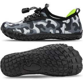 أحذية مائية للأطفال من ATHMILE للفتيات والأولاد حافي القدمين سريعة الجفاف سهلة الارتداء خفيفة الوزن للسباحة على الشاطئ وحمام السباحة في الهواء الطلق (طفل صغير/طفل صغير/طفل كبير) in Kuwait