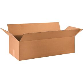 PARTNERS BRAND 36x14x10 صناديق مموجة، كبيرة، 36 طولًا × 14 عرضًا × 10 ارتفاعًا، عبوة من 15 قطعة | الشحن، التعبئة والتغليف، النقل، صندوق تخزين للمنزل أو العمل، صناديق بالجملة قوية in Kuwait
