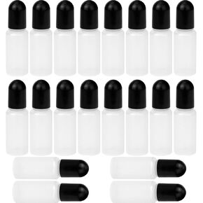 10 PCS Plastic Eye Dropper Bottles, 10ML Empty Plastic Squeezable Eye Liquid Bottle (Black Cap) in Kuwait