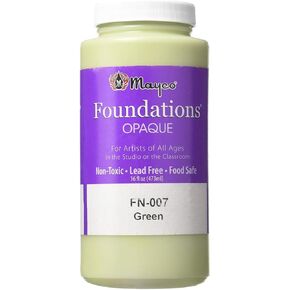 Mayco Foundations Glaze, Green FN-007, 1 Pint in Saudi Arabia