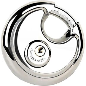 أقفال القرص، أقفال تخزين القرص ذات المفاتيح الفولاذية شديدة التحمل، قفل القرص من الفولاذ المقاوم للصدأ مع مفتاح لوحدة التخزين، المقطورة، الحظائر، الكراجات in Kuwait