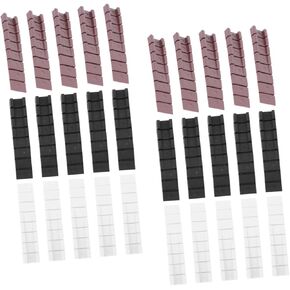 NUOBESTY 30Pcs Leveling Shims for Furniture Plastic Wedge Levelers Table Shims Reusable Portable Leveling for Cabinets Sofas in Saudi Arabia