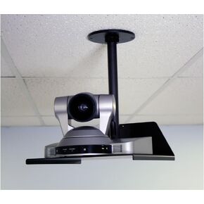 Vaddio Drop Down Ceiling Mount with 12" Short Pipe and Large Platform for HD-18, Sony EVI-HD1, WallVIEW PRO HD1/CCU HD1, Polycom EagleEye and Cisco Tandberg Precision HD PTZ Cameras in Saudi Arabia