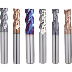 CNC Carbide End Mills Solid Mill 2 3 4 Flute Tungsten Spiral Router Bits Bit HRC50 55 65 in Saudi Arabia