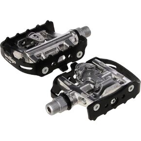 دواسة Wellgo WPD-95B ذات منصة محكمة الغلق قابلة للعكس، أسود in Kuwait