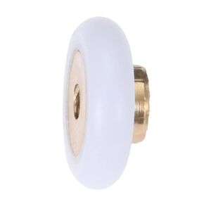 10 قطعة باب حمام عجلة دوارة النايلون والنحاس 18 مللي متر قطر أبواب الحمامات بكرات دش انزلاق الباب عجلة عداء بكرة in Kuwait