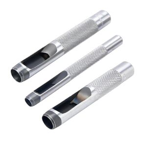 3Pcs Grommets Hole Punch, Steel Hollow Leather Punch Set (1/4, 3/8, 1/2 inch) is an Original Accessory for The Grommet Tool Kit, Grommet Kits in Saudi Arabia