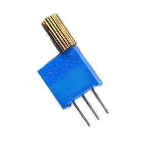 3296W Multi-Turn Adjustable Potentiometer, Blue Metal Shaft, Long Handle Design, 2-Pack, Precision Electronic Component (200 Ohm) in Kuwait