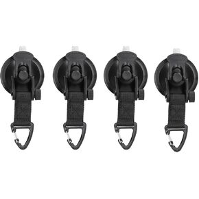 Kikumi 4 قطع حزام مرساة للأكواب شديدة التحمل، خطاف شفط قوي محمول للتخييم والسفر في الهواء الطلق (إبزيم مثلث) in Kuwait