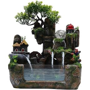 Fish Tank Decor Aquarium Environments Decor Accessories Tabletop Water Fountain for Office Home Decor in Saudi Arabia