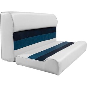 طقم وسائد مقعد بونتون من سلسلة بريميوم 37 بوصة 3001-AADK أبيض/كحلي/أزرق (تباع القاعدة منفصلة 3010-AA) in Kuwait