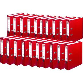 maX.File Protect 50011858 Folder A4 8 cm with Insert Spine Label BlackBerry Pack of 20 in Saudi Arabia