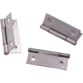 مفصلات الأبواب العتيقة المصنوعة من الفولاذ المقاوم للصدأ SUS-37 باللون الفضي ملحقات الأجهزة 2 قطعة in Kuwait