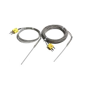 K Type Armored Thermocouple 3.0M Standard Length Available with Integrated Plugs SUS304 Probe 1Pcs(3.0M Probe 5x200mm) in Saudi Arabia