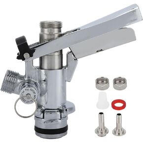 Commercial Grade Keg Coupler Universal Beer Tap Dispenser with G5/8 Thread 304 Stainless Steel and Brass for Draft Beer System Home Bar Restaurant Use in Kuwait