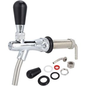 Adjustable Draft Beer Faucet Long Shank with G5 8 Inch Thread for Home Brewing Kegerator and Commercial Dispenser in Kuwait