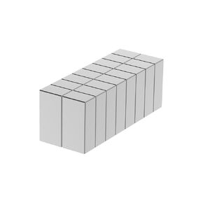 N52-3/4 بوصة طول × 3/8 بوصة عرض × 1/4 بوصة ارتفاع - 16 حزمة، مغناطيس شريط نيوديميوم قوي، مغناطيس كتلة أرضية نادرة قوية، مغناطيس كتلة قوي من النيوديميوم الصناعي شديد التحمل 0.75 × 0.375 × 0.25 بوصة in Kuwait