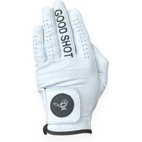 قفازات جولف Good Shot للرجال، قفاز جولف جلدي فاخر للرجال، قبضة وراحة فائقة، قفازات بيضاء متينة، قفازات يد مسامية، أفضل إكسسوارات الجولف للرجال in Kuwait