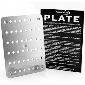 Nushine Magic Cleaning Plate (Large 230x 154mm) - Cleans Many Items at Once! Reuse Multiple Times, no Harsh Chemicals Involved. Use with Washing Soda (purchase separately) in Kuwait