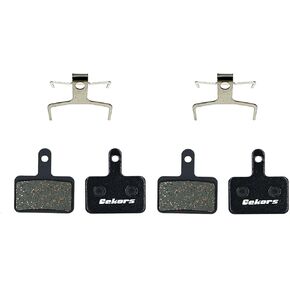 Quiet Semi-Metallic Bike Brake Pads - Compatible with Shimano Deore/MT200 ; Compatible with Tektro - Long-Lasting, Low-Noise, All-Weather & Heat-Resistant for MTB/Ebike (2 Pairs) in Saudi Arabia
