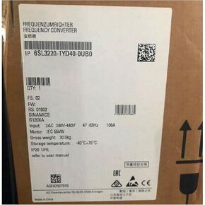 SMOCONE المعجل 6SL3220-1YD40-0UB0 محول التردد 6SL32201YD400UB0 مختوم في صندوق ضمان لمدة سنة واحدة 6SL3220-1YD40-0UB0 اشحن الآن in Kuwait