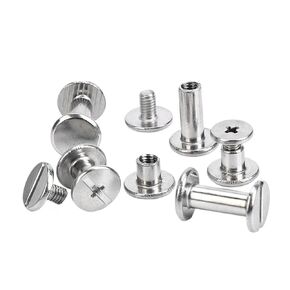 مسامير ربط برشام من الفولاذ المقاوم للصدأ، براغي ربط 8.5 مم، عبوة من 10 قطع فضية 4-50 مم (18 مم) in Kuwait