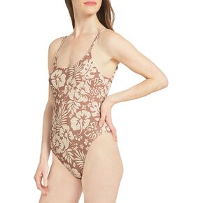 ملابس سباحة نسائية من Billabong بعامل حماية من الأشعة فوق البنفسجية 50، فائقة النعومة وأشرطة قابلة للتعديل قطعة واحدة in Kuwait