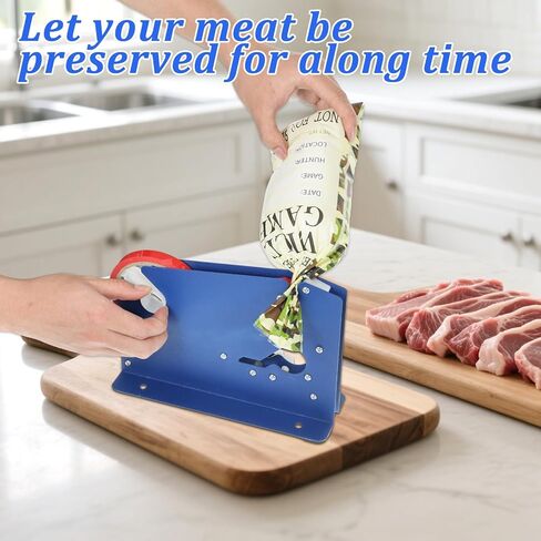 300 Pcs Ground Pork Freezer Bags 1lb Ground Meat Bags with Tape Bag Sealer 2 Sealing Tape Sausage Burger Wild Game Meat for Packaging Storing Processing Protect Your Meat from Freezer Burn in Saudi Arabia