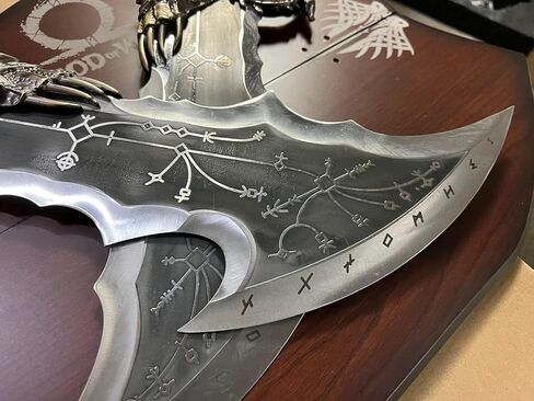 God of Wars Blades of Chaos Metal, God of Wars, GOW Twin Sword, Kraatos Metal Cosplay Weapon Prop 1:1 Replic, Viking Gifts Men (Blades of Chaos Sword) in Saudi Arabia