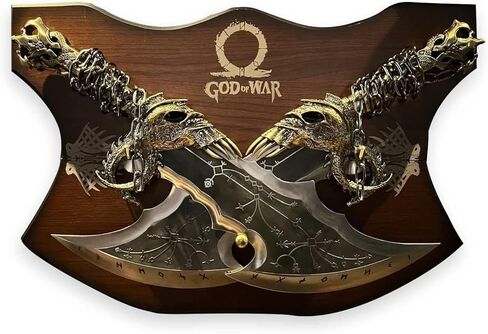 God of Wars Blades of Chaos Metal, God of Wars, GOW Twin Sword, Kraatos Metal Cosplay Weapon Prop 1:1 Replic, Viking Gifts Men (Blades of Chaos Sword) in Saudi Arabia